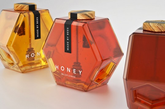 Hexagon Honey | Designed by Maks Arbuzov | Country: Russia