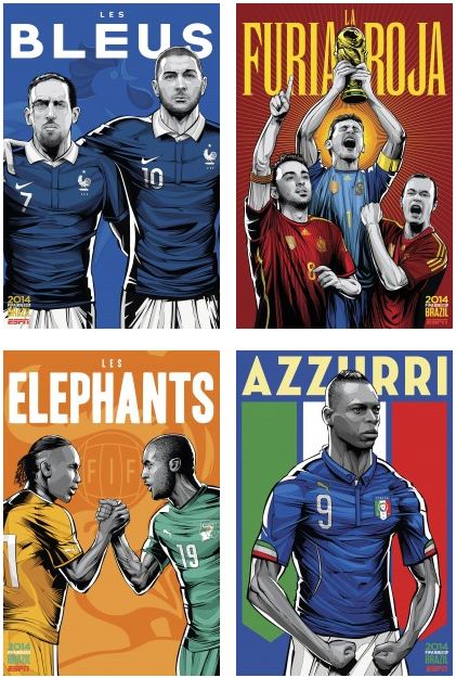 Promotional Designs for the 2014 FIFA World Cup