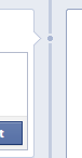 Facebook Timeline little blue line