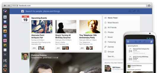 New Facebook News Feed