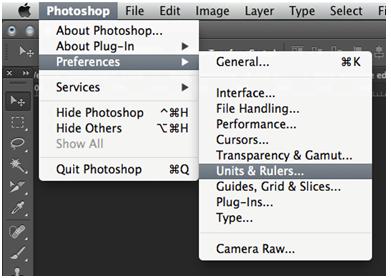 Photoshop Units &amp; Rulers