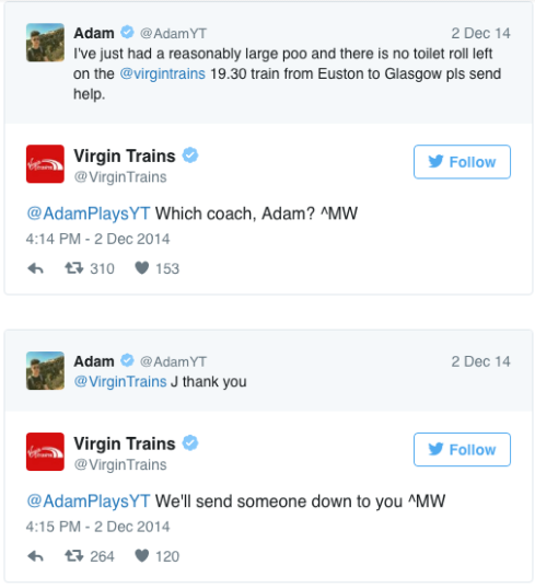 Twitter Is A Great Chance To Show Your Customer Service Goes Above And Beyond