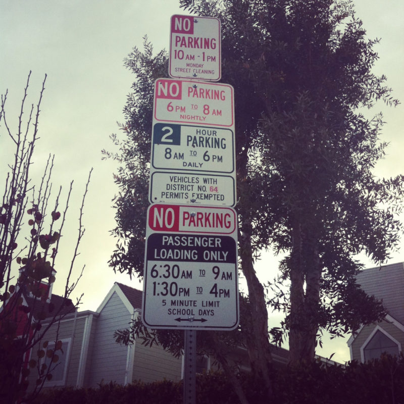 LA Parking Signs: Bad UI Epitomized