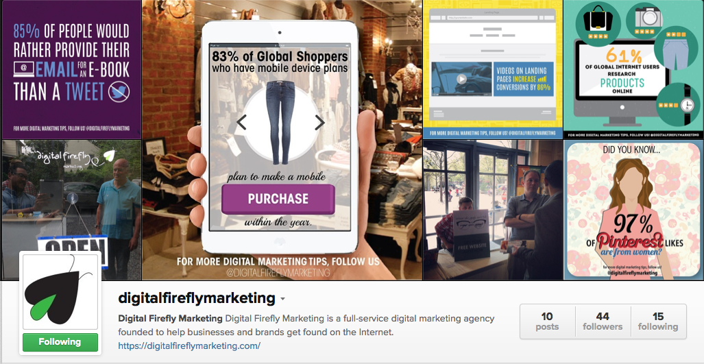 Digital Firefly Marketing Instagram